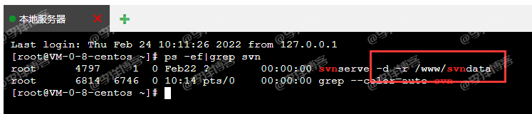 linux服务器设置svn开机自动启动的图文教程 第3张